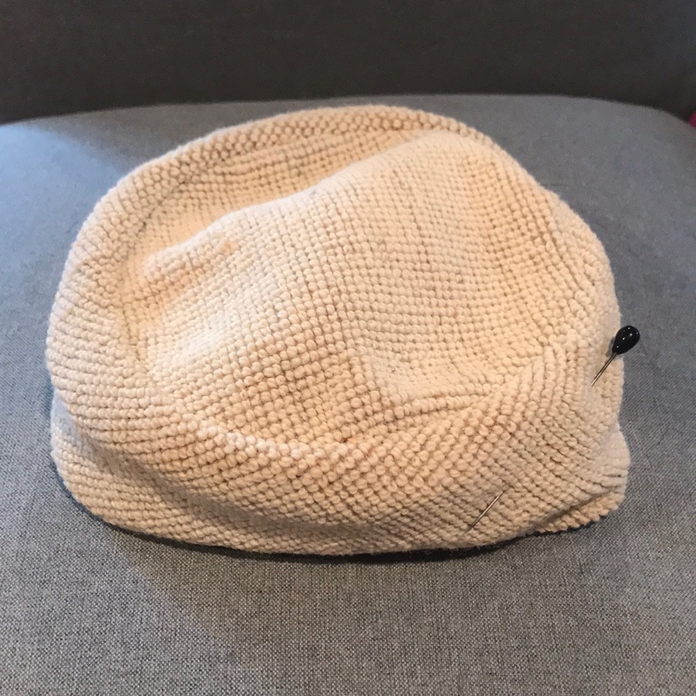 Vintage hat with pin
